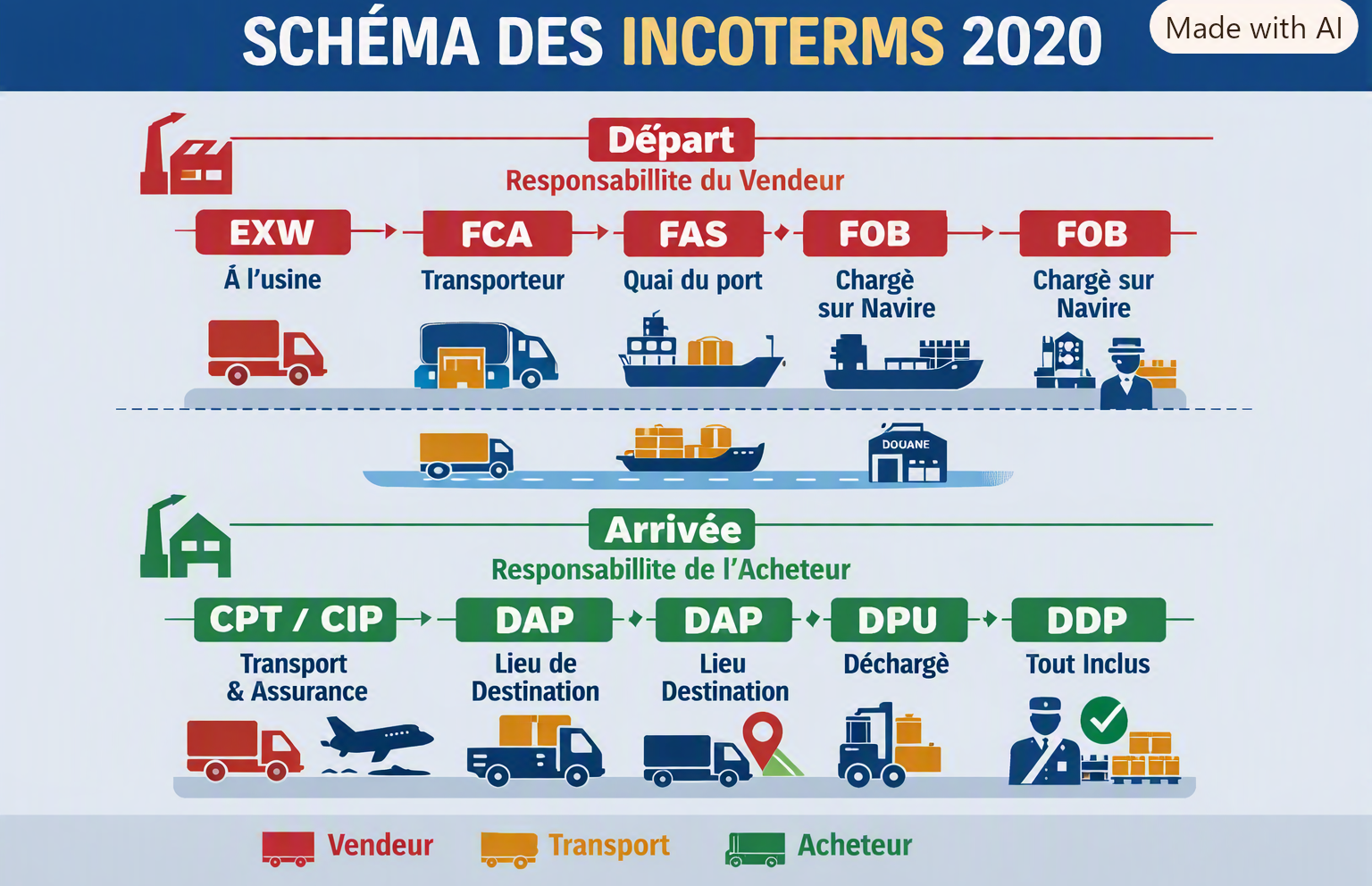 Incoterms Termes de Commerce international revision 2020